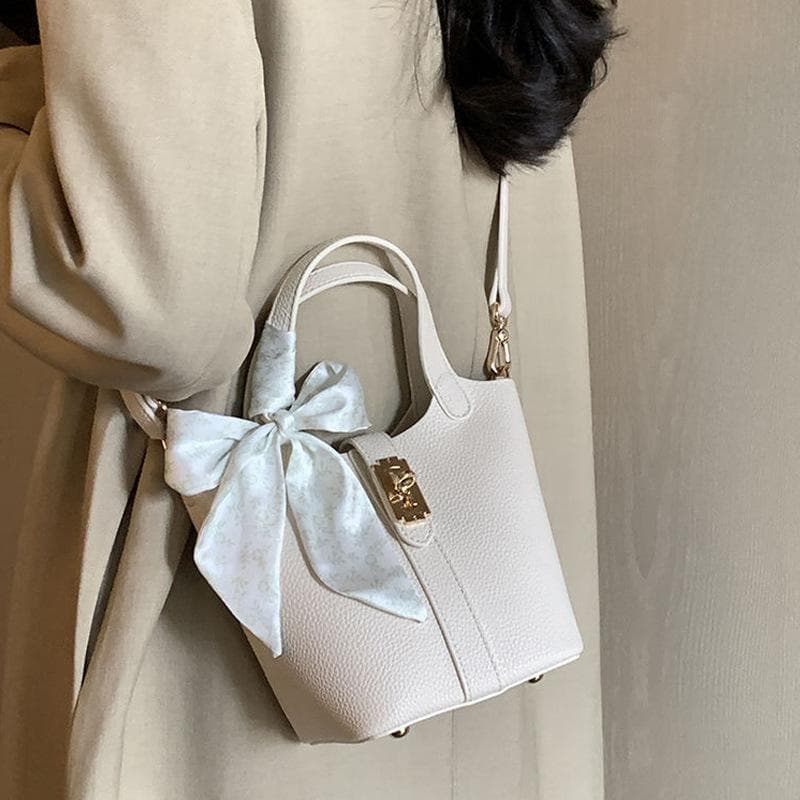 Autumn and Winter Boston Fashion Bucket Buns, Mother Bags, Hand Bills, Shoulder Crossbody Women's Bags, Silk Scarves, Tote Bags