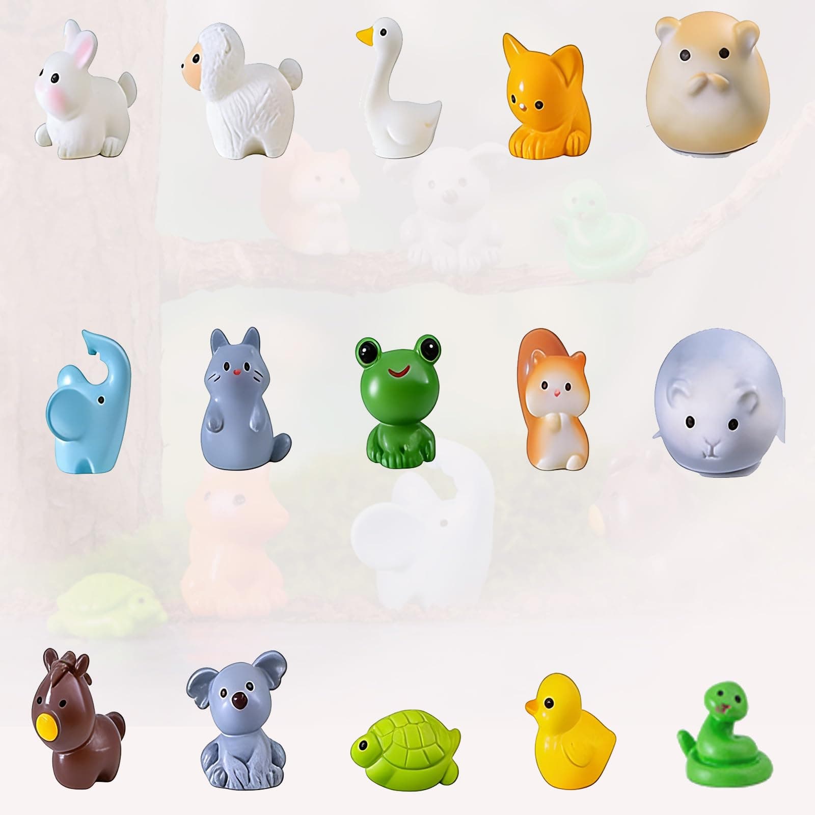 15 Cute Miniature Animal Zodiac DIY Plant Garden Moss Tabletop Bonsai Home Perfect Gift Figurines, Resin, Ornaments, Ornaments, Crafts, Gifts, Decor,