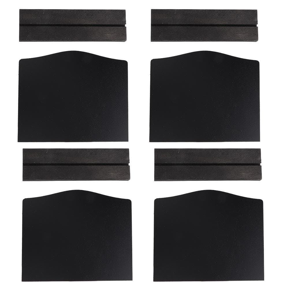 4Pcs Set Innovative DoubleSided Mini Blackboard Ornament for Home Hotel Bar Desktop Decoration