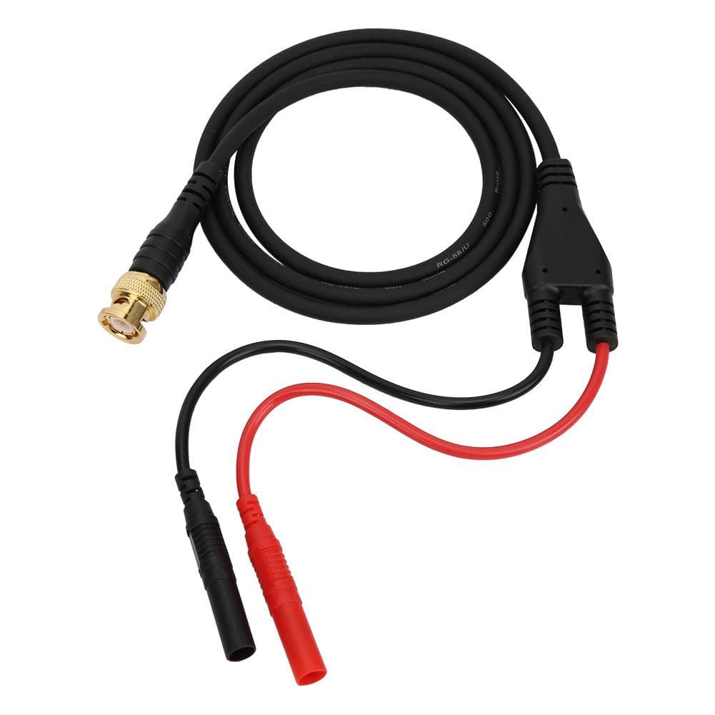 P1065 Gold Plating Pure Copper BNC Plug to 4mm Safe Straight Banana Plug Test Cable Wire