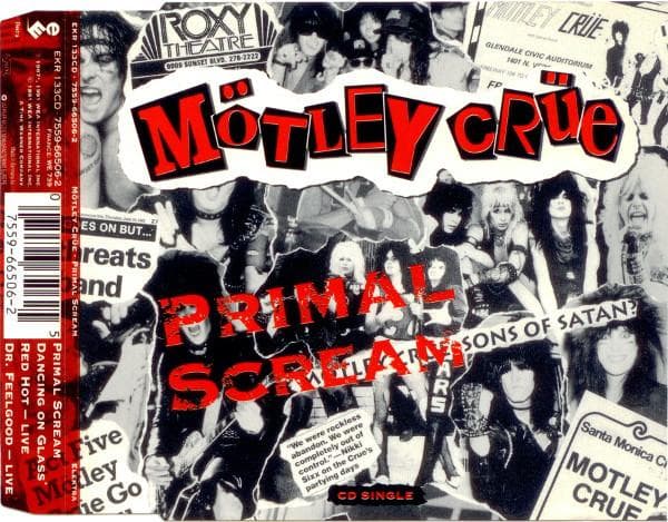 CD MTLEY CRE Primal Scream EKR133CD Elektra 1991 Japan ObiRock Used