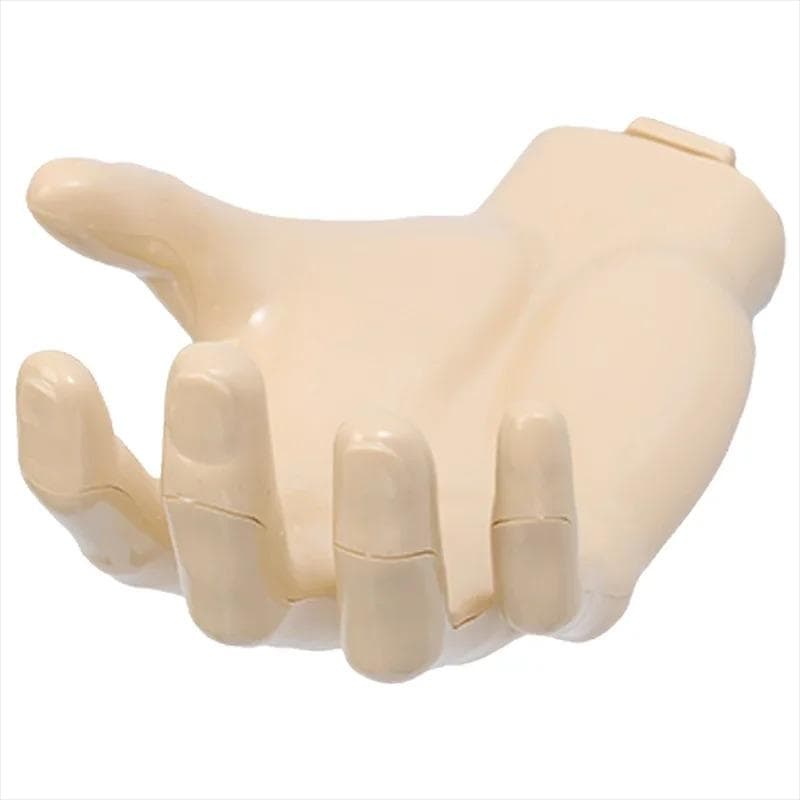 Funny Palm Up Hook Soap Holder Finger Hand Shape Design Wall Hanger Hooks Bathroom Storage Display Rack Decor Home Organization beige