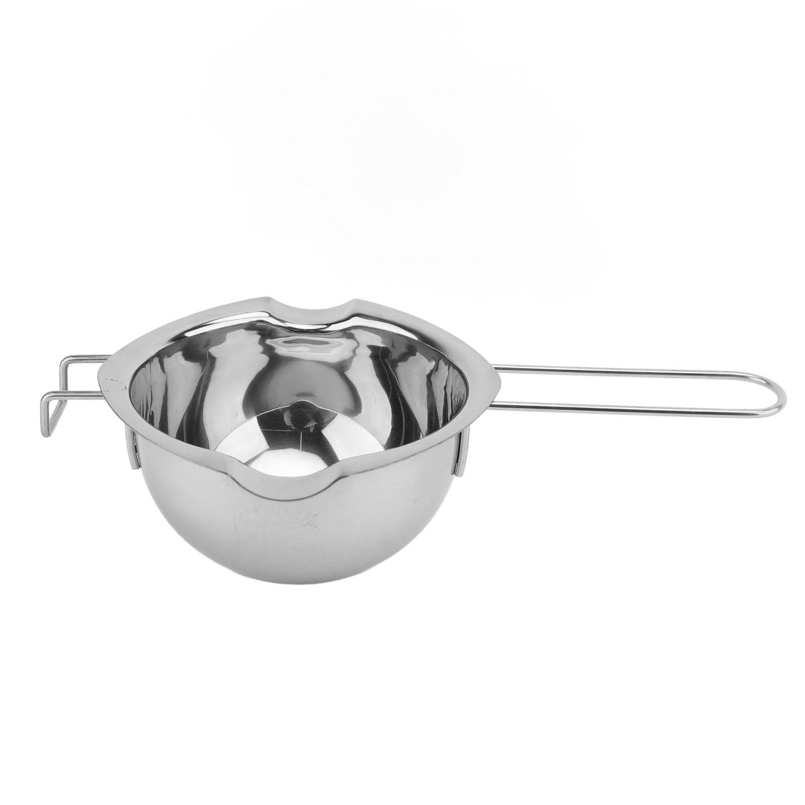 304 Stainless Steel Boiler Pot for Melting Chocolate Double Spouts 500 ML Chocolate Melting Pot L(for 6.5-9kg)