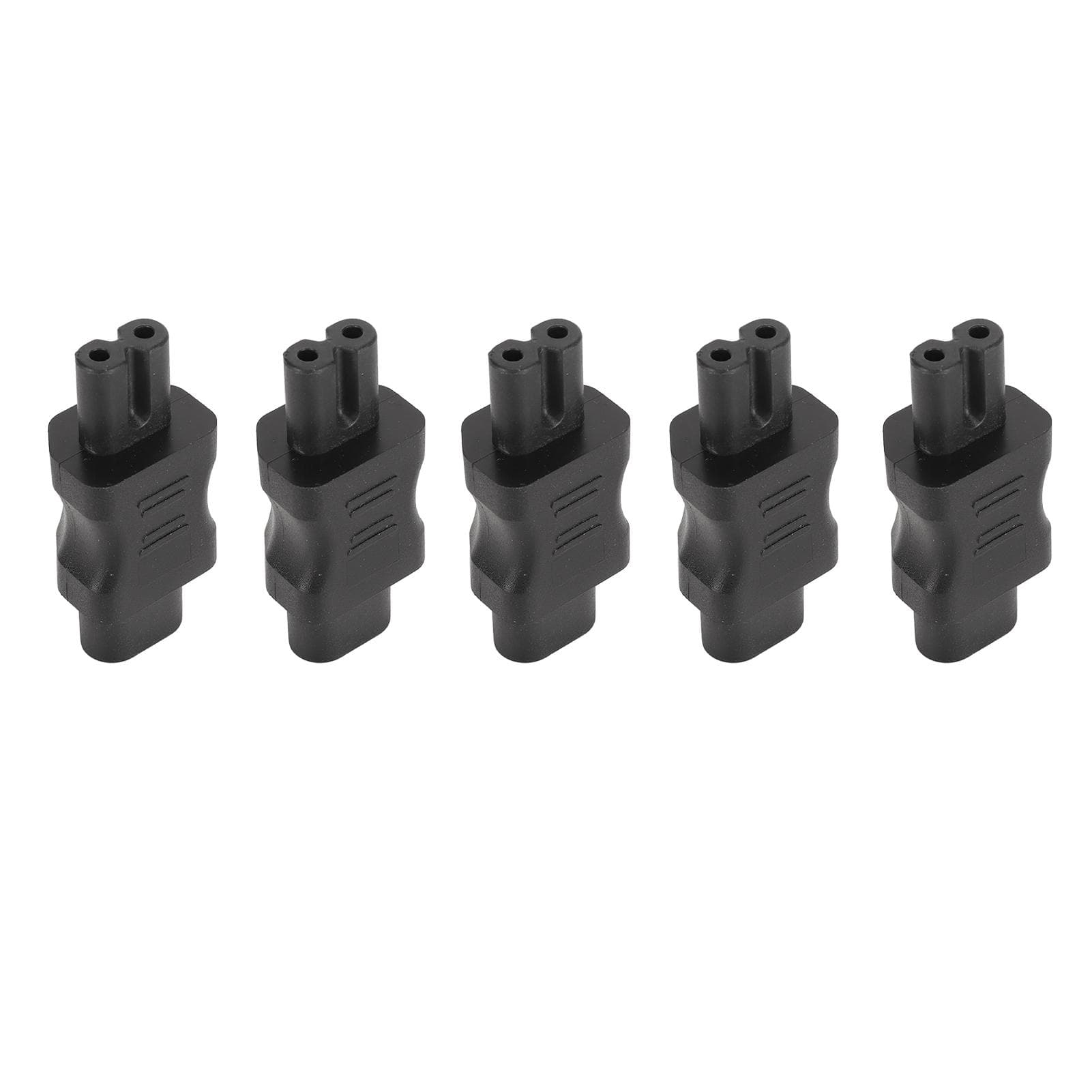 5pcs IEC320 C8 to IEC320 C7 Converter Connector 2 Pin 2500W Power Adapter for Laptop