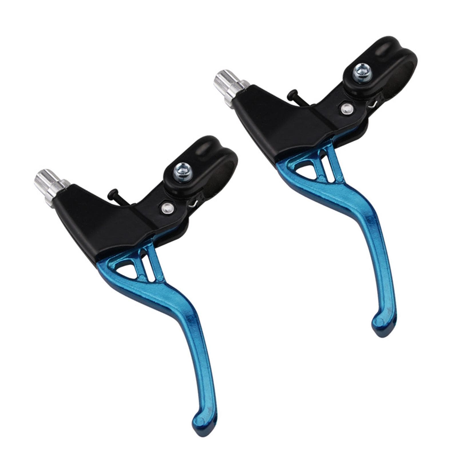 1 Pair Bicycle Brake Lever V-Brake Aluminium Alloy MTB Mountain Bike Brake Handle 22mm blue