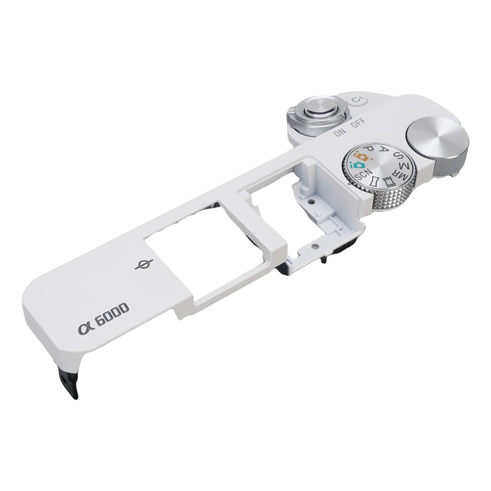 Camera Top Cover Assy with Mode Disk Plate Wave Wheel Camera Power On Component Top Cover for A6000