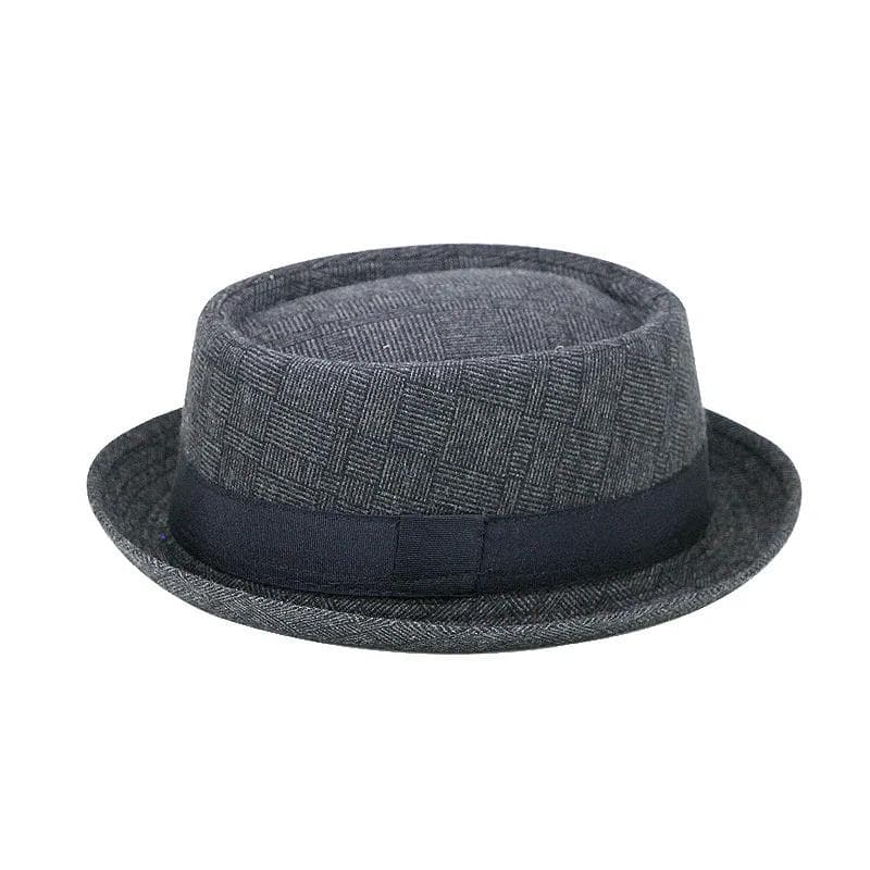 Cotton Sun Protection Top Hat for Men Simple and Retro Jazz Hat Outdoor Hip-hop Street Dance Hat