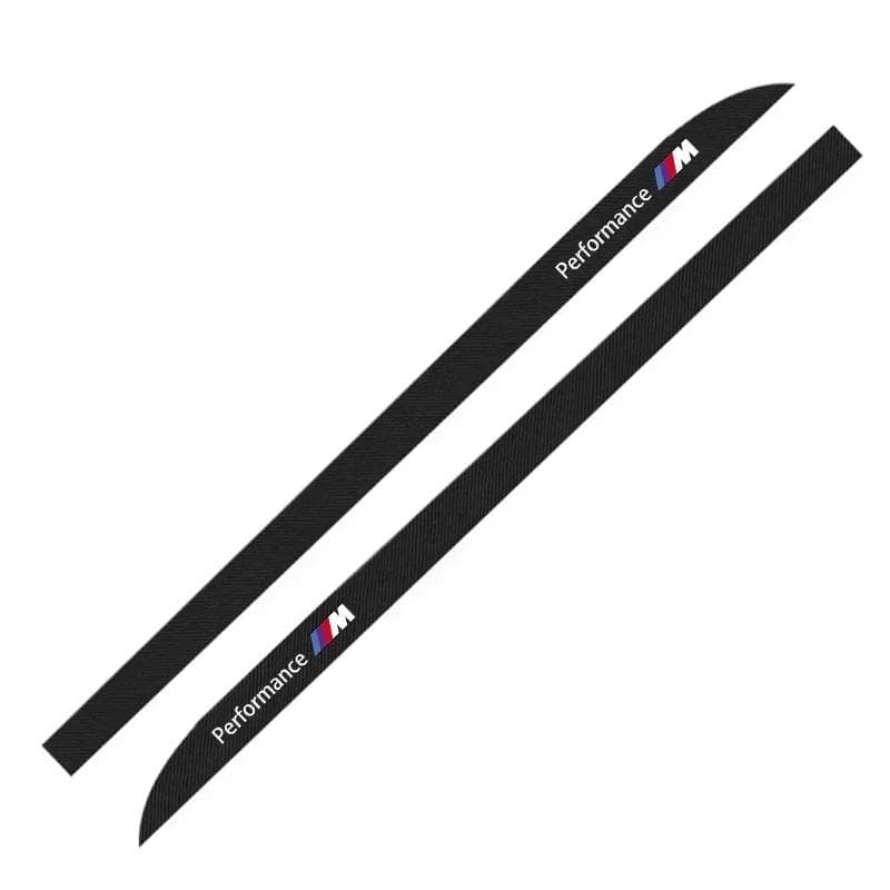 2pc Car Side Skirt Sill Carbon Fibre Body Protection Stickes For BMW M M3 M5 M6 X3 E46 E90 E39 F10 F20 F30 G20 E60 E36 E34 X6