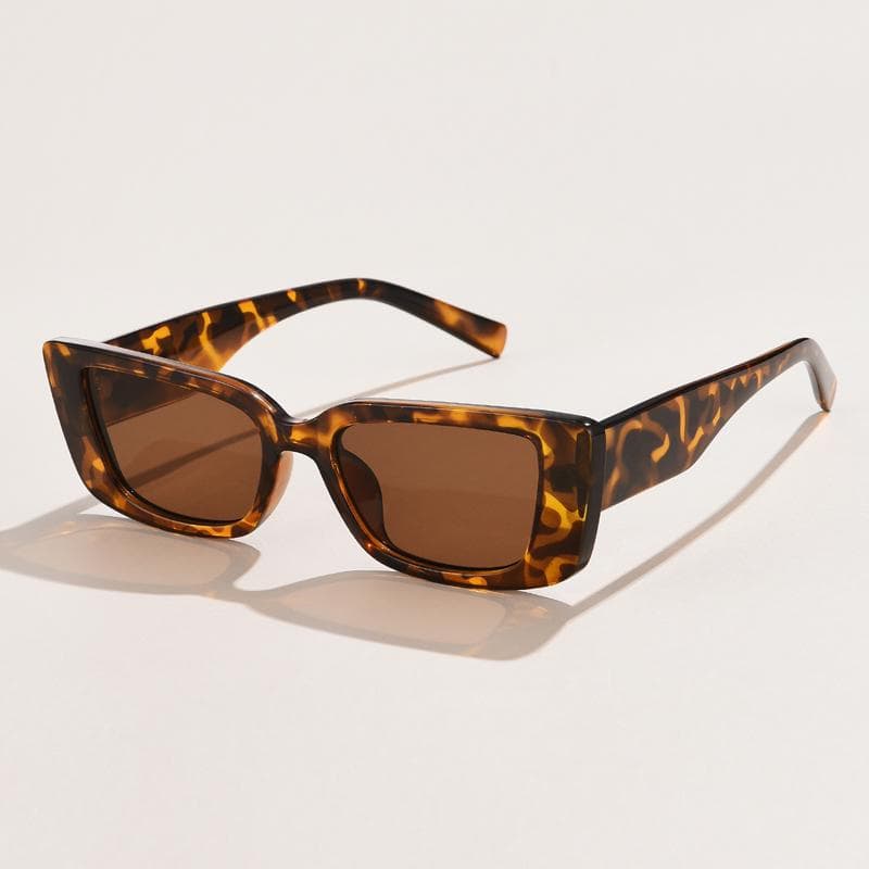 New Women Vintage Cat Eye Sunglasses Retro Rectangle UV400 Protection Designer Brand Female Lady Eyewear show as picture
