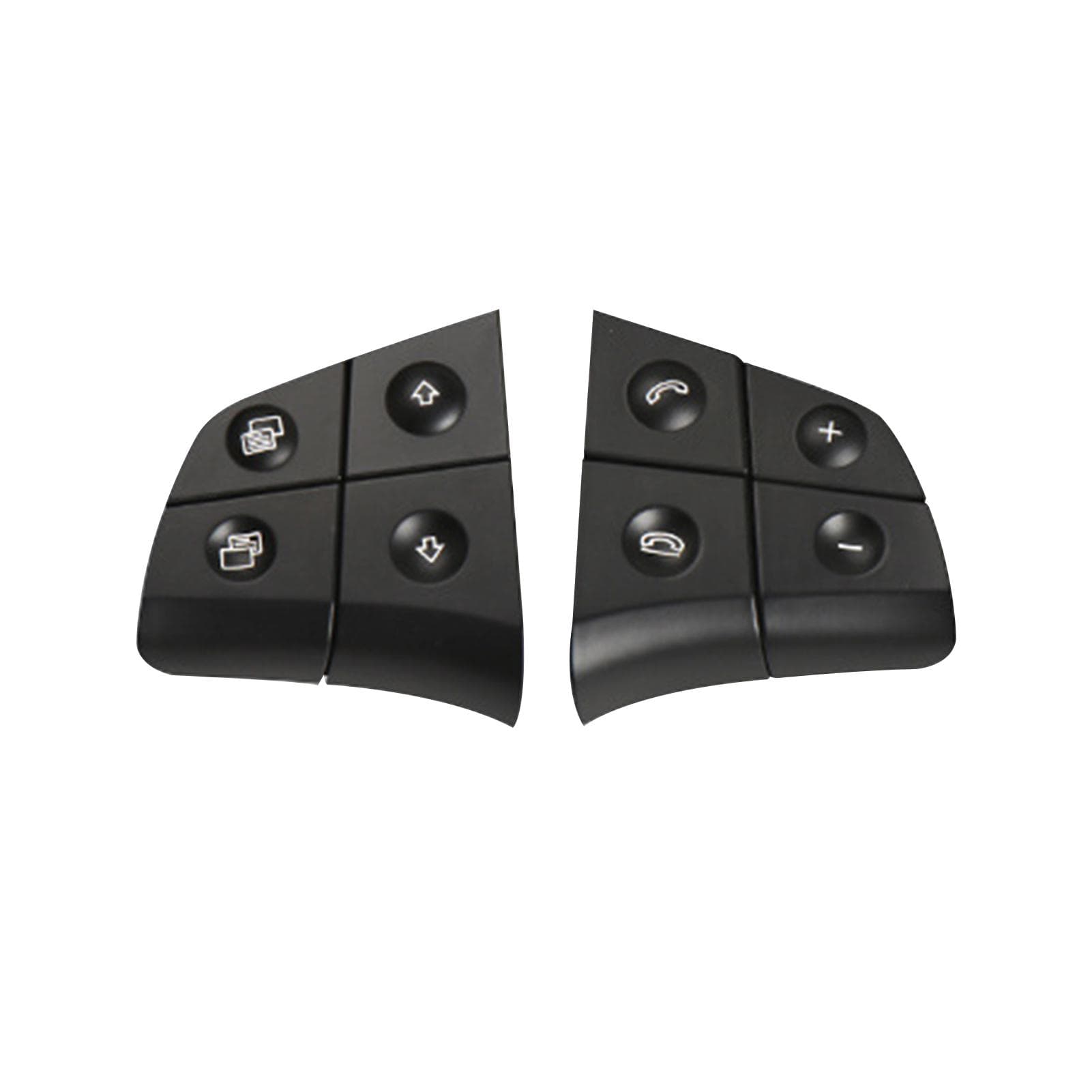 Steering Wheel Control Buttons Switch Replacement for Mercedes Benz W164 W245 W251 ML GL B R Class 4keys black
