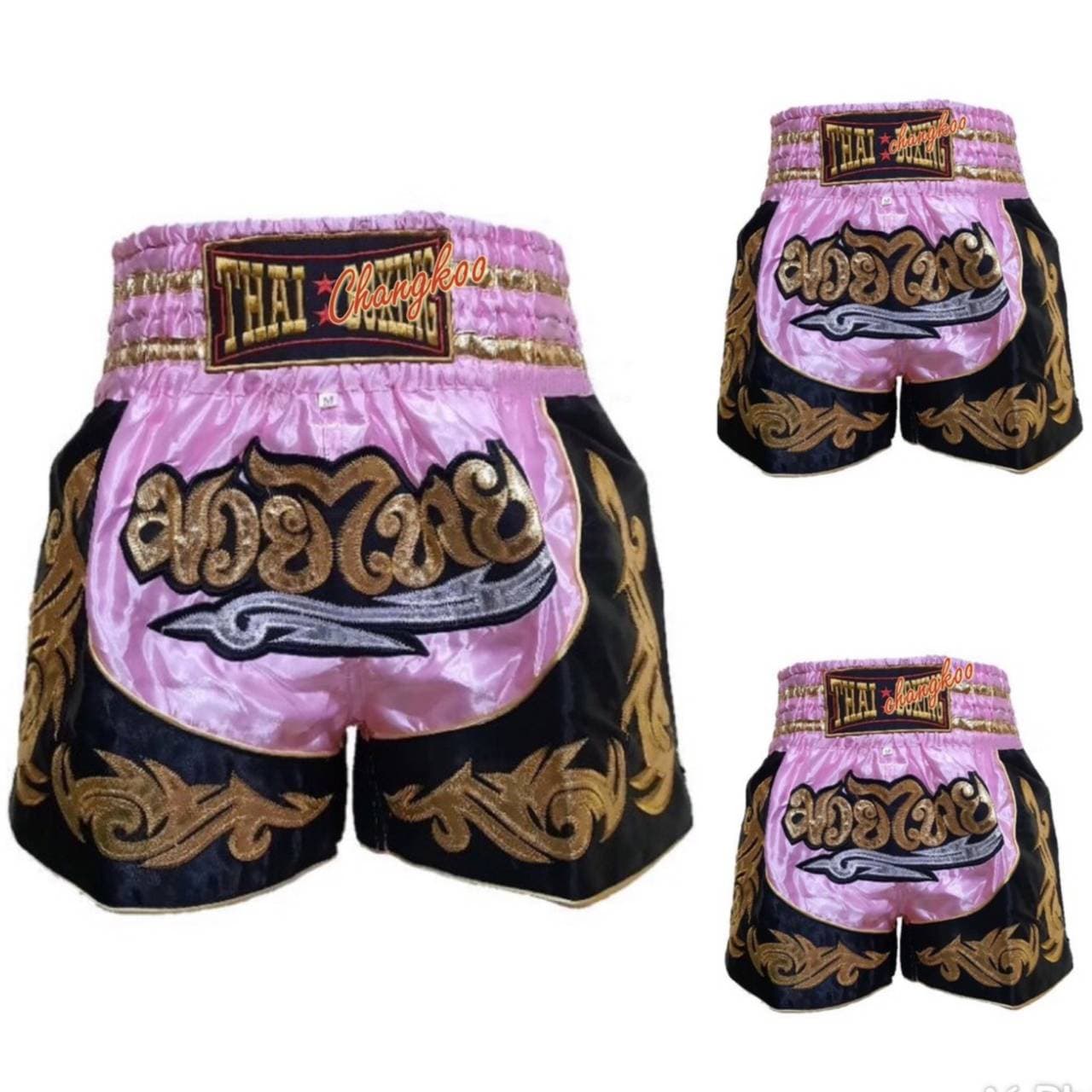Muay Thai Thai Kick Boxing Shorts Fight Boxer MMA Training Martial Art Satin 8 l