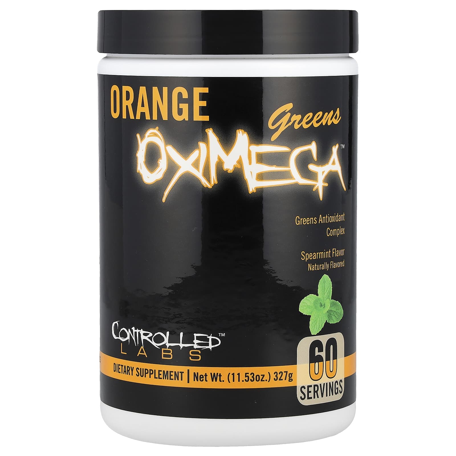 Controlled Labs, Orange OxiMega, Green Oxidant Complex, Spearmint, 11.53 oz (327 g)