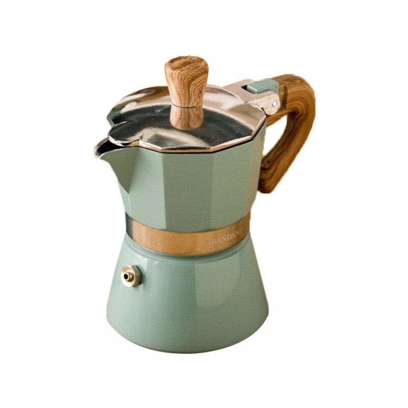 Retro Coffee Coffee Pots Moka Espresso Coffee Maker Percolator Stove Top Pot 150/300ML Kitchen Tools Stovetop Coffee Maker 150ml