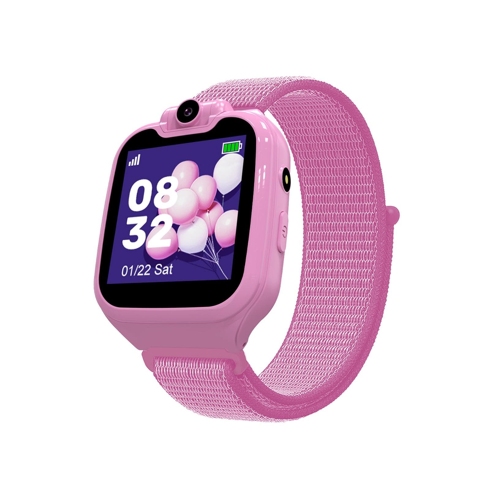 G9 2G Kids Smart Phone Watch Children Smartwatch Alarm Clock 16 Puzzle Games Camera Music Video pink