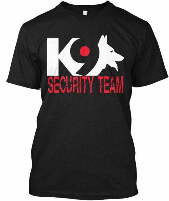 K9 Security Team Tee Unisex T-Shirt XL