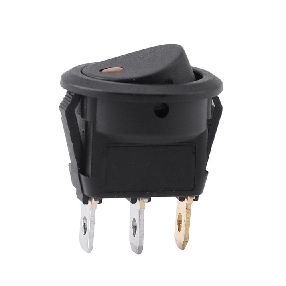 Automotive Electrical Round OnOff Spst Switch 12v For Car Van Dash Boat Light A