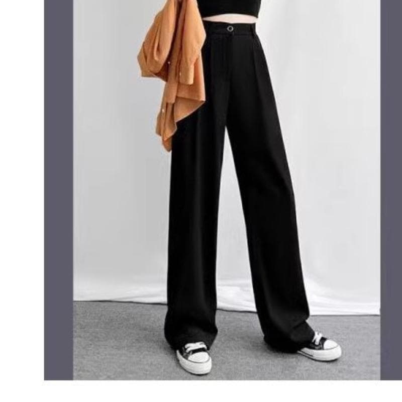 Women's Wide-leg Suit Pants for Women Loose Korean New High-waisted Slim Casual and Versatile Straight Pants 4XL