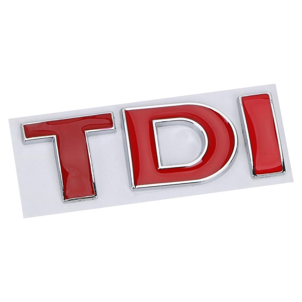 3D Metal TDI Logo Decal for VW Golf JETTA PASSAT MK4 MK5 MK6 Reflective Car Sticker Turbo Direct Injection Emblem Badge 4