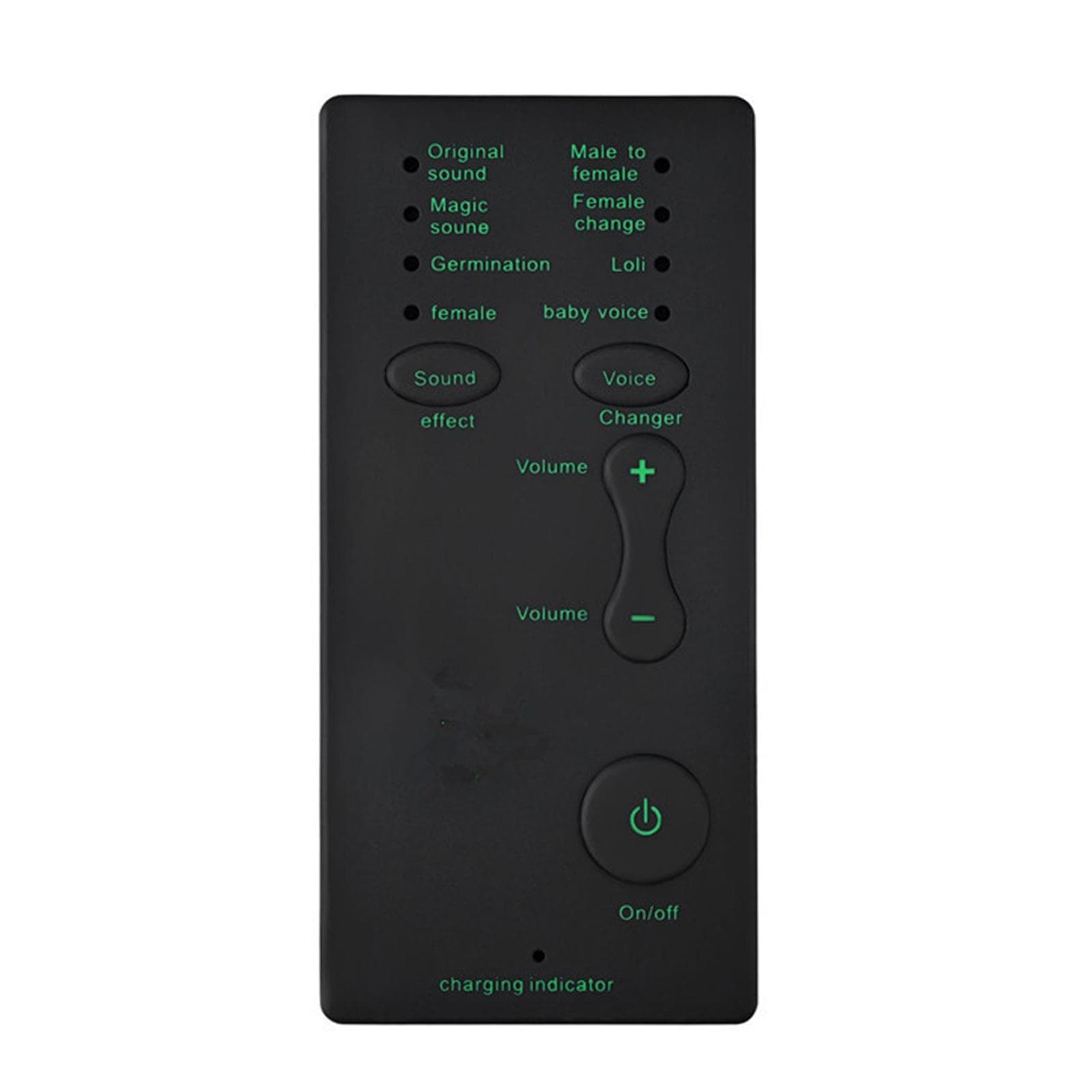 Mini Portable Sound Effects Machine Voice Changer Device Audio Card Sound Card Sound Changer for black