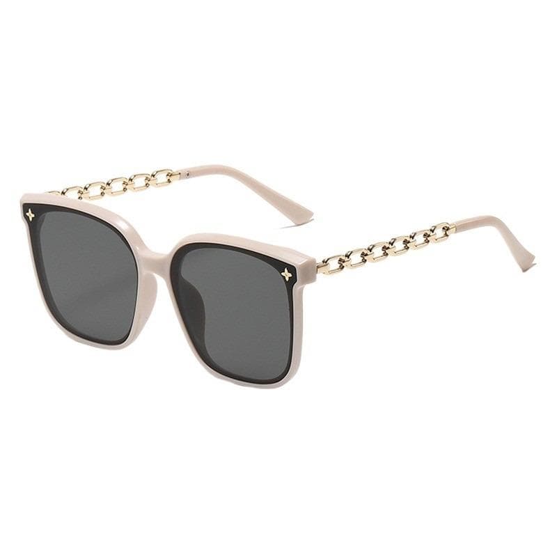 Korean Sunglasses Men Women Fashion Big Face Slimmer Look Anti UV Sunscreen Sunglasses