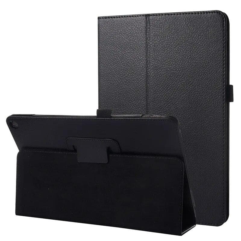 For Fire HD 10 Case 2021 11th Generation 10.1 inch Tablet Coque Flip PU Stand Shell Fire HD10 HD 10 Plus Cover 2021 Fire HD 10 2021 10.1 black