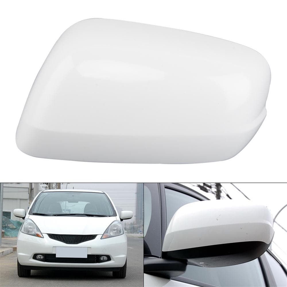 1PC Left Rearview Mirror Cover Shell Housing Trim For 2009-2013 Honda Fit Jazz