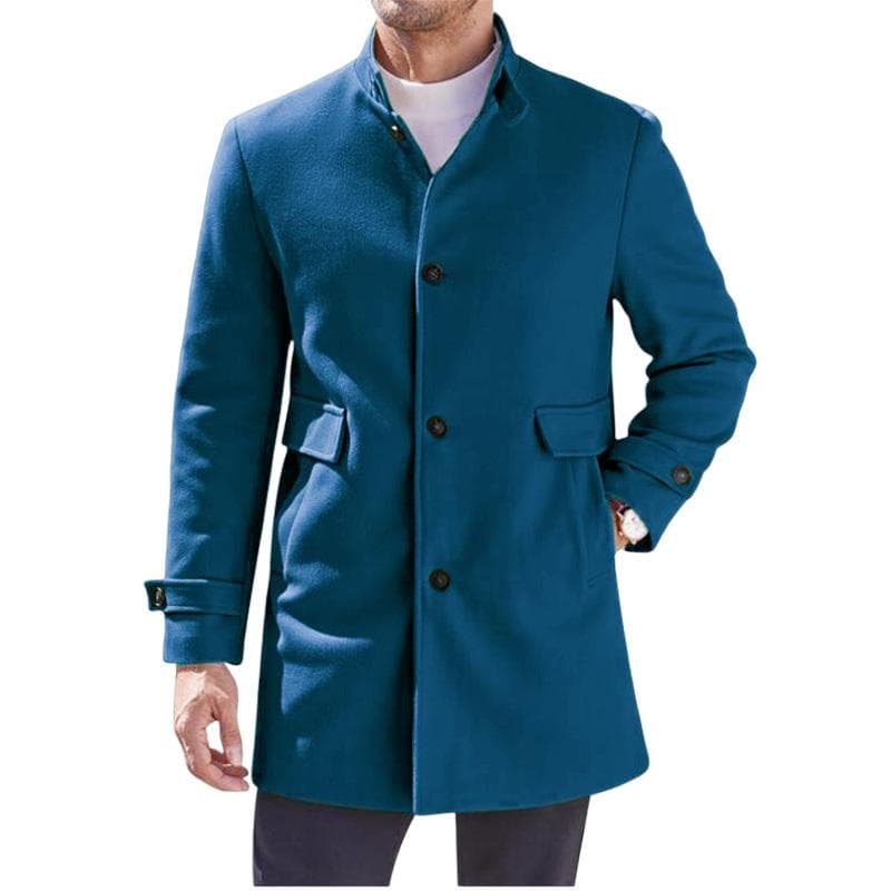 Woolen Coat Men's Coat Japanese and Korean Casual Coat M