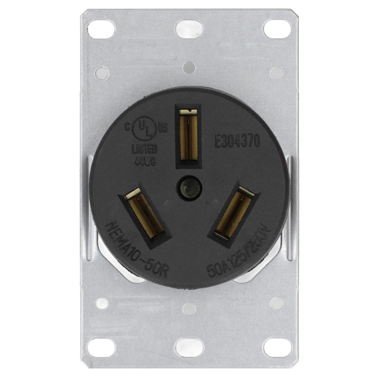 Receptacle Outlet Power Socket US Standard 3 Hole 50A 125V 250V NEMA 10?50R for Home