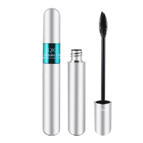 QIC Non Smudge 9g Double Brush Head Thickening Curling Mascara Eye Cosmetic 9g