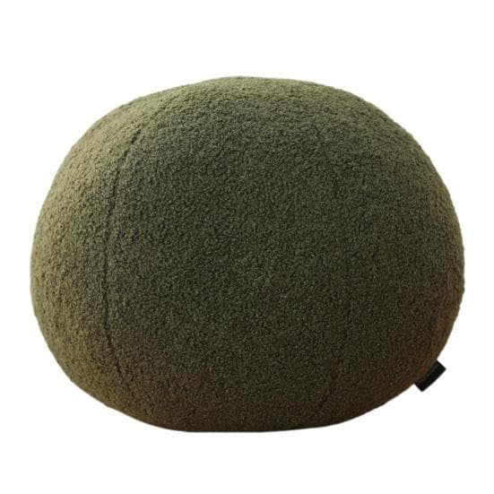 Round Pillow Throw Pillow Ball Extra-Soft Fully Filled Minimalist Modern Bedroom Decorative Pillow Cushion army green