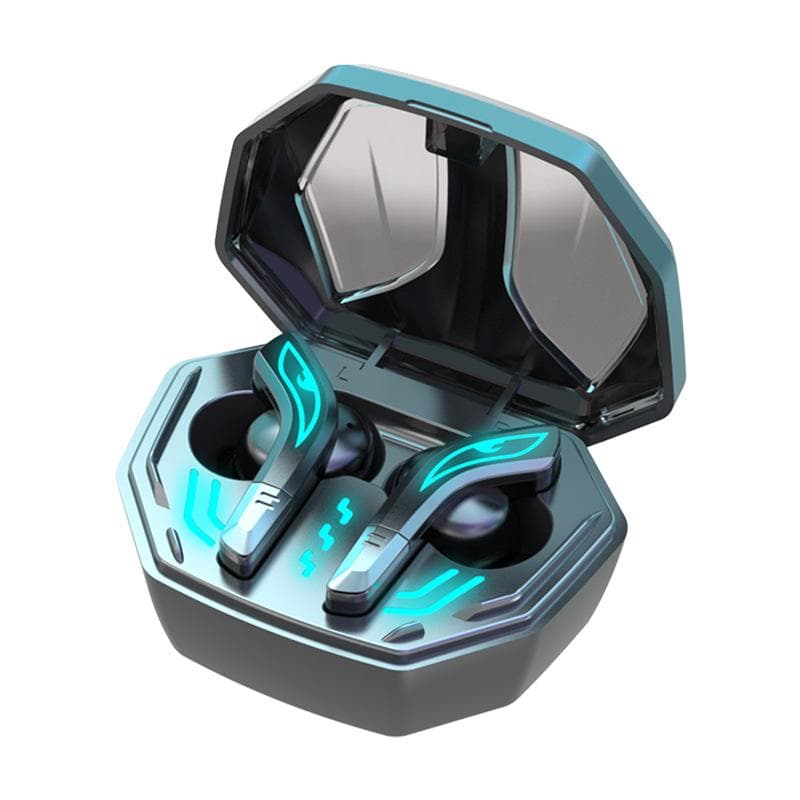 Wireless Bluetooth 5.2 Headset Stereo Sound Low-Latency Gaming Bluetooth Headset Noise Reduction Mini Earbuds Earphone With Mic silver