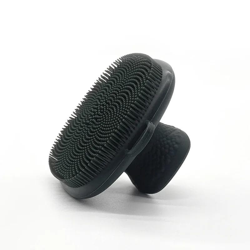 Silicone Face Scrubber for Men and Women Facial Cleansing Brush Silicone Face Wash Brush Manual Cleansing Skin Care Face Brushes black