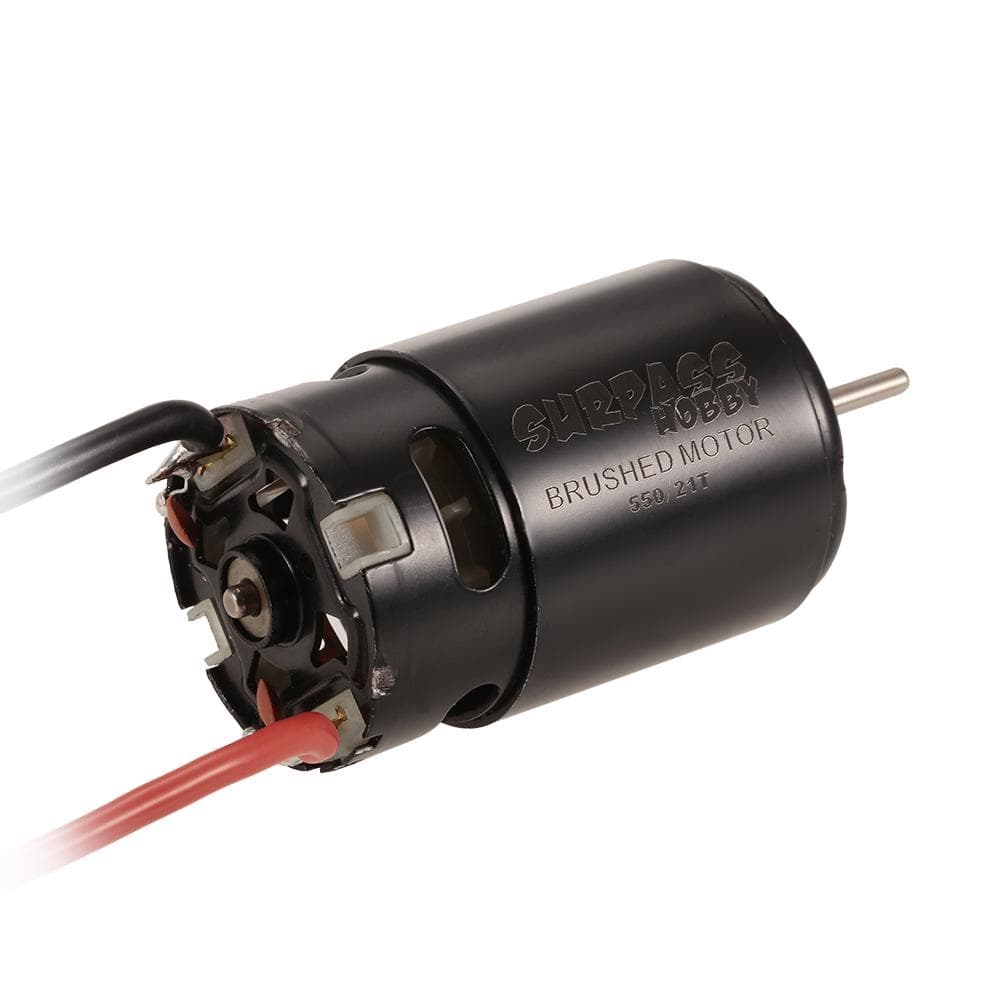 SUPERPASS HOBBY 550 Brushed Motor 21T 7.4V 13000RPM for HSP Wltoys Car HOT black