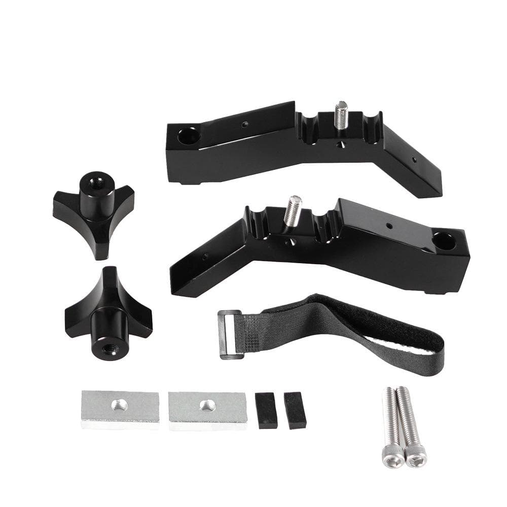Jack Bed Mount Aluminum Alloy High Lift Jack Mounting Bracket Kit Replacement for Tacoma2005+ black