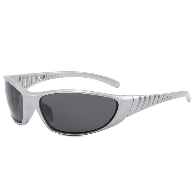 Y2k Punk Sports Sunglasses for Men Women Luxury Designer UV400 Vintage Shades Goggle Eyewear