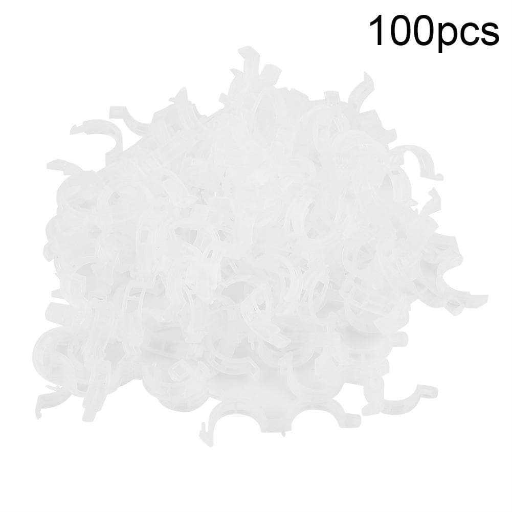 100Pcs Vegetable Fruit Tree Seedling Nursery Plastic Grafting Clips Plants Gardening Tools