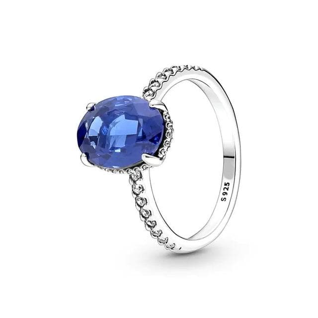 2023 New 925 Silver Ring Sparkling Zircon Love Heart CZ Ring For Women Engagement Gift Pandor Jewelry Authentic 9