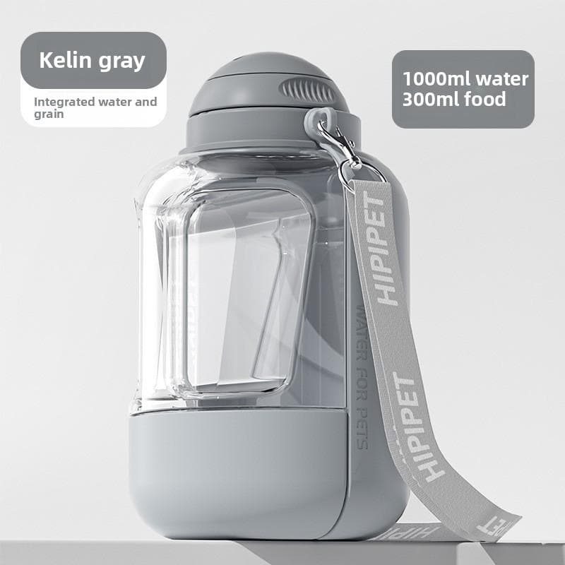 Ton Ton Bucket Large Capacity Out Kettle Pet Dog Water Cup Accompanying Cup Teddy Walking Dog Cup Dog Food Supplies