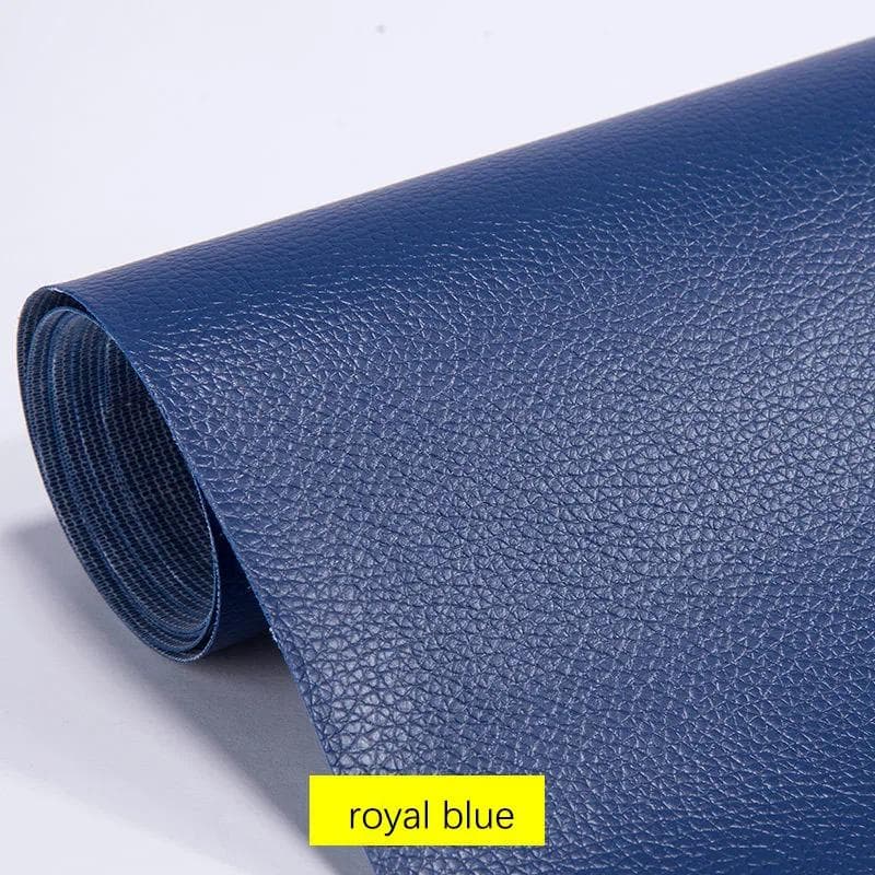 200x137CM Self Adhesive Leather Sofa Repair Furniture Table Chair Sticker Seat Bag Shoe Bed Fix Mend PU Artificial Leather Skin 50x137cm royal blue