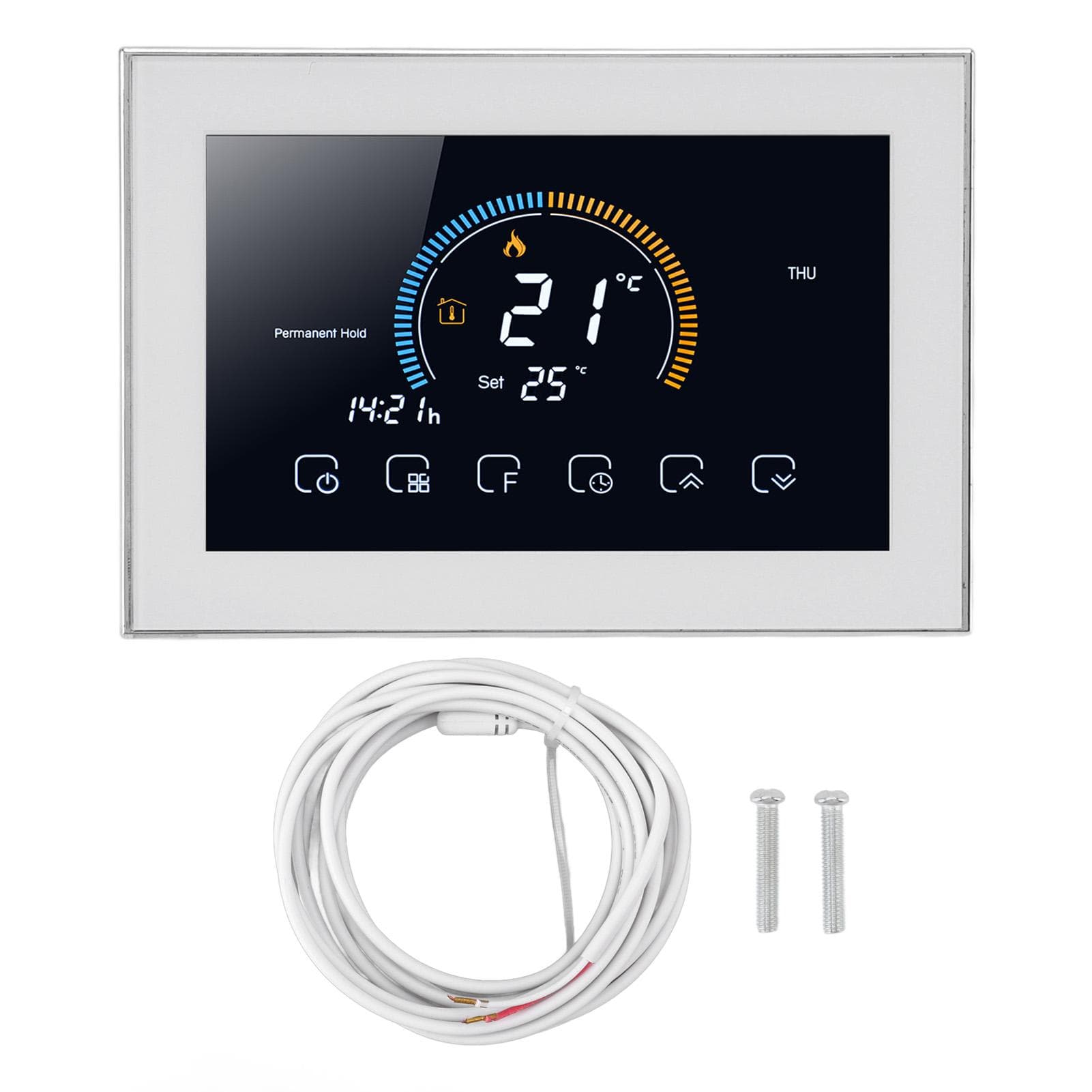 BHT 8000GB Smart Programmable Thermostat Voice APP Control Room Thermostat with LCD Touch Screen