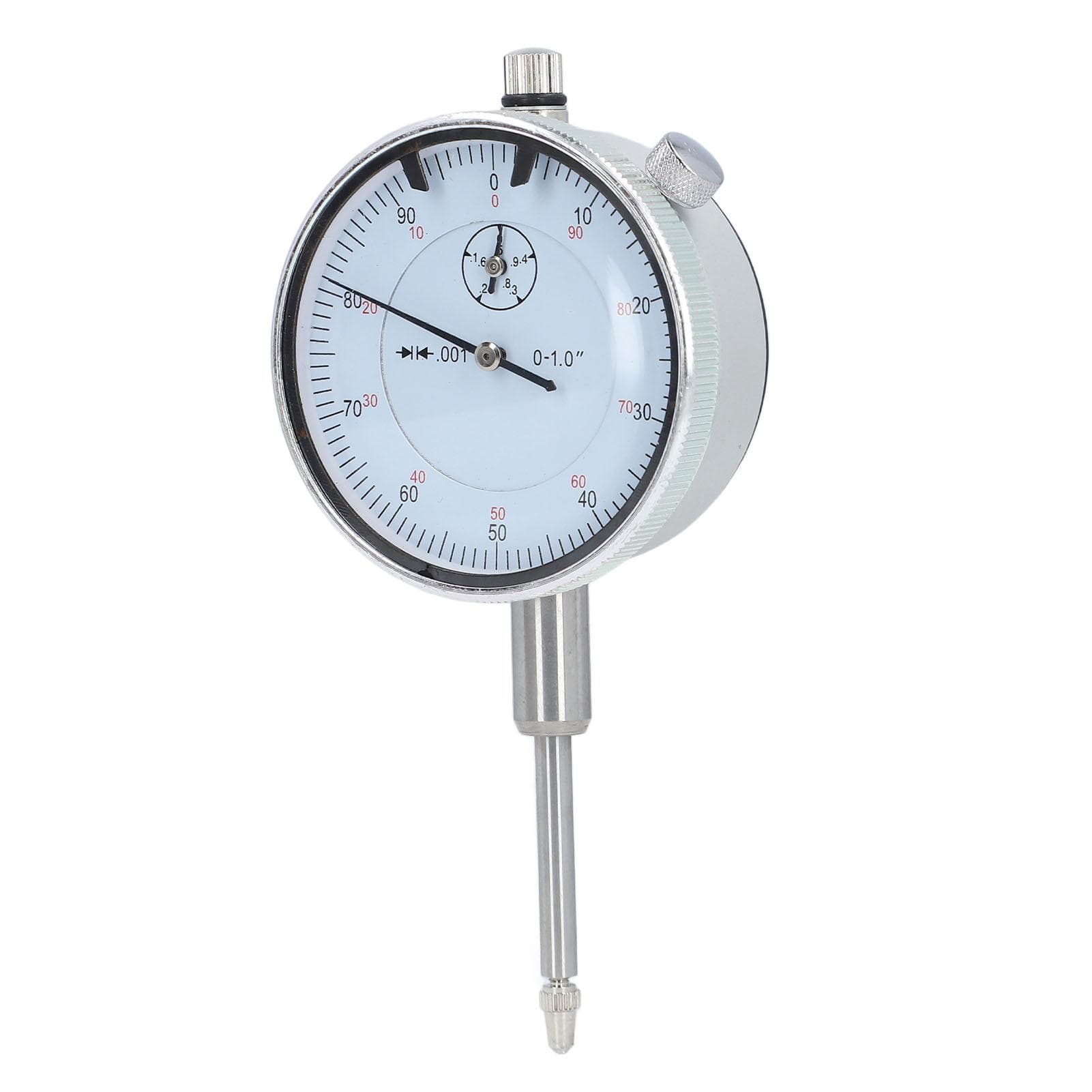 Dial Indicator High Accuracy Shockproof Mechanical Pointer Type Dial Gauge for Woodworking Lathes