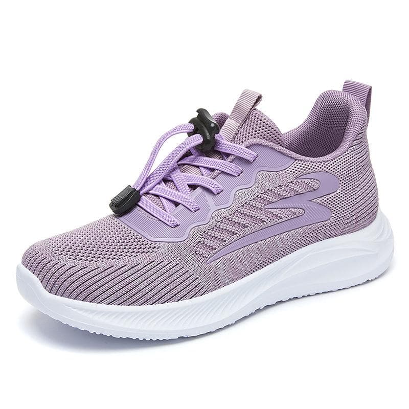 Casual Shoes Women Spring New Flying Weaving Women's Shoes Casual Comfortable Single Shoes Mother Shoes Breathable Sports Shoes Women 41