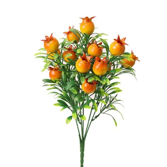 Artificial Plant No Withering Decorative Reusable Modern Orange Lemon Fruit Bonsai Home Supplies E