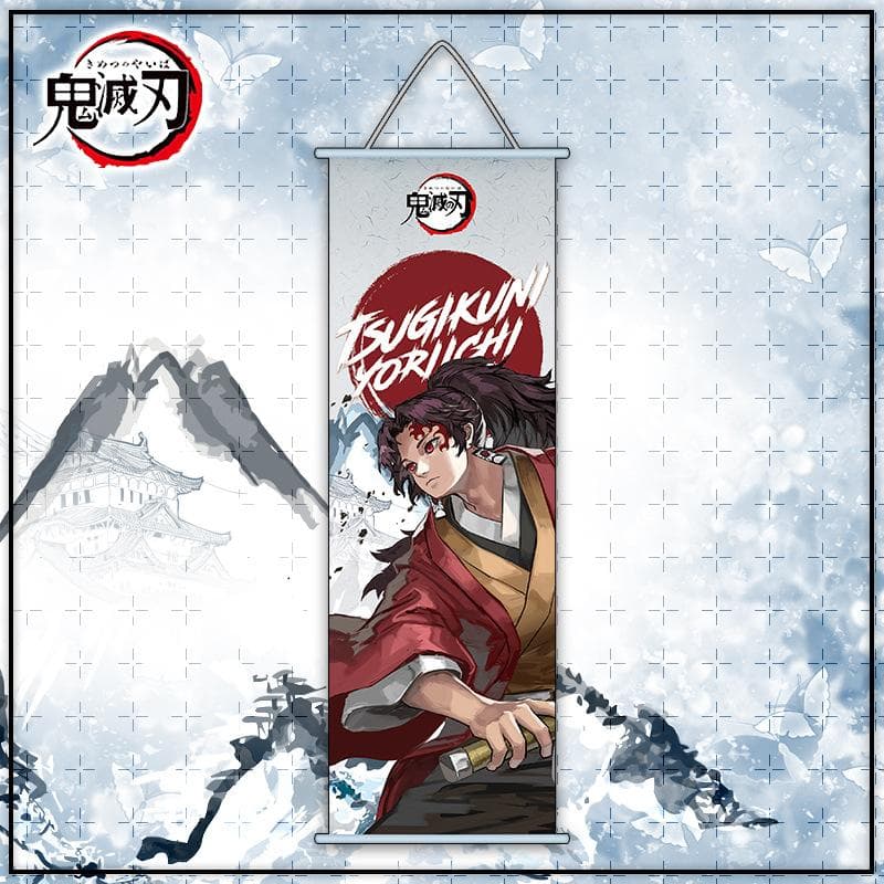 Demon Slayer Wall Chart Anime Kamado Tanjiro Nezuko Canvas Poster Modern Home Decoration Living Room Pendant Gift