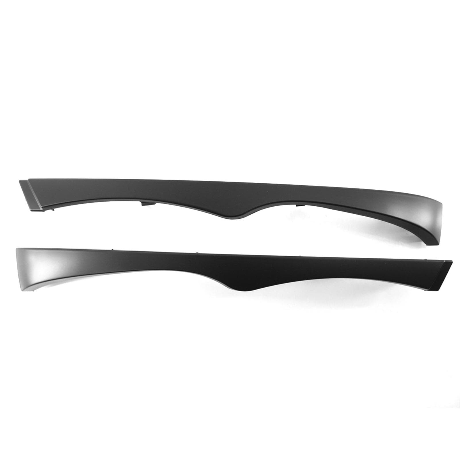 Headlight Trim Moulding Set Front Lower Left and Right, 2pcs Replacement for BMW E46 2002-2005 OEM black