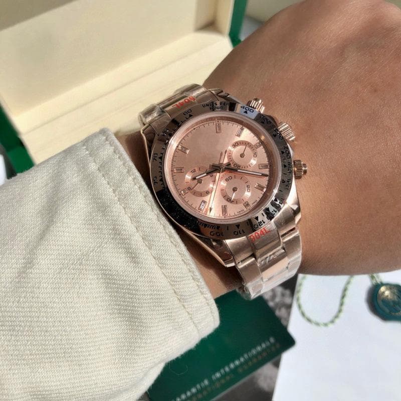 Rolex Daytona Series Men's Two-Tone Panda Automatic Mechanical Watch