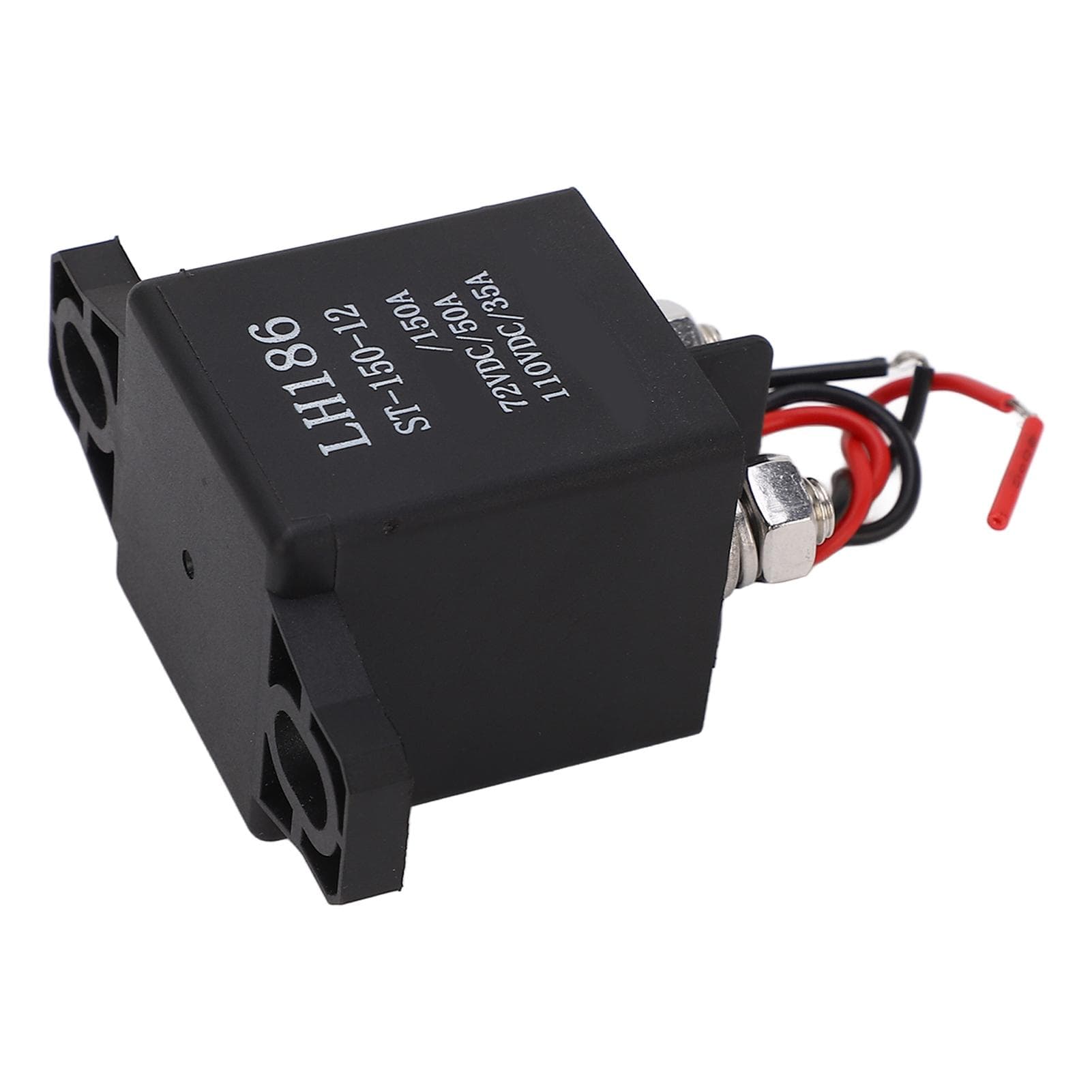 Starter Relay Brass Coil 2 Terminal Starter Solenoid Relay High Load Current for Automobile 12V DC