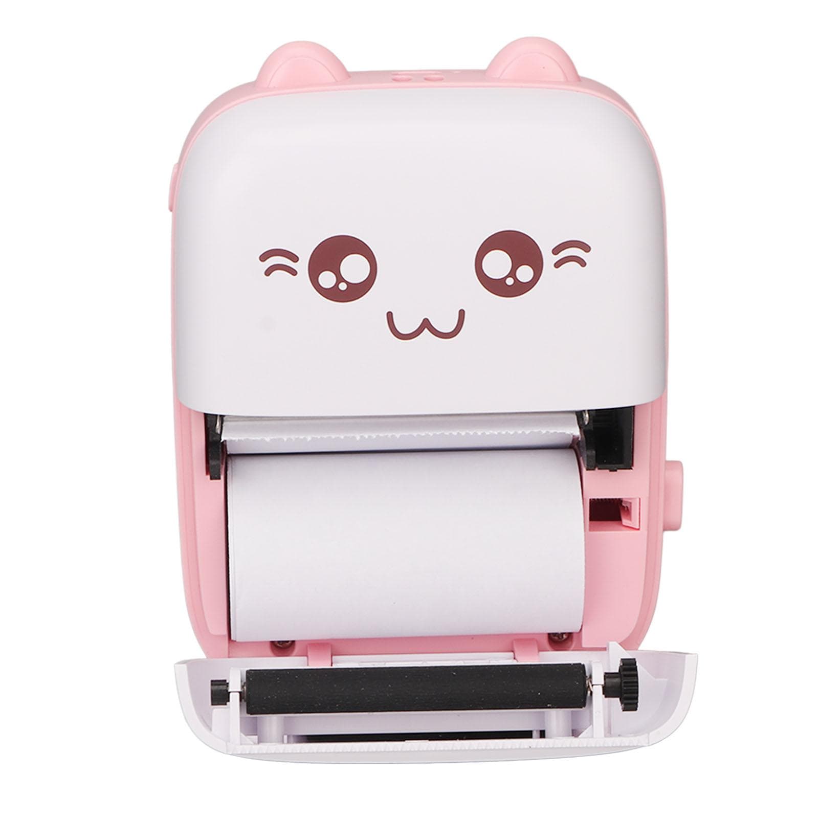 Mini Printer Portable Pocket Mini Wireless Self Adhesive Thermal Printer for Photo Picture Office pink