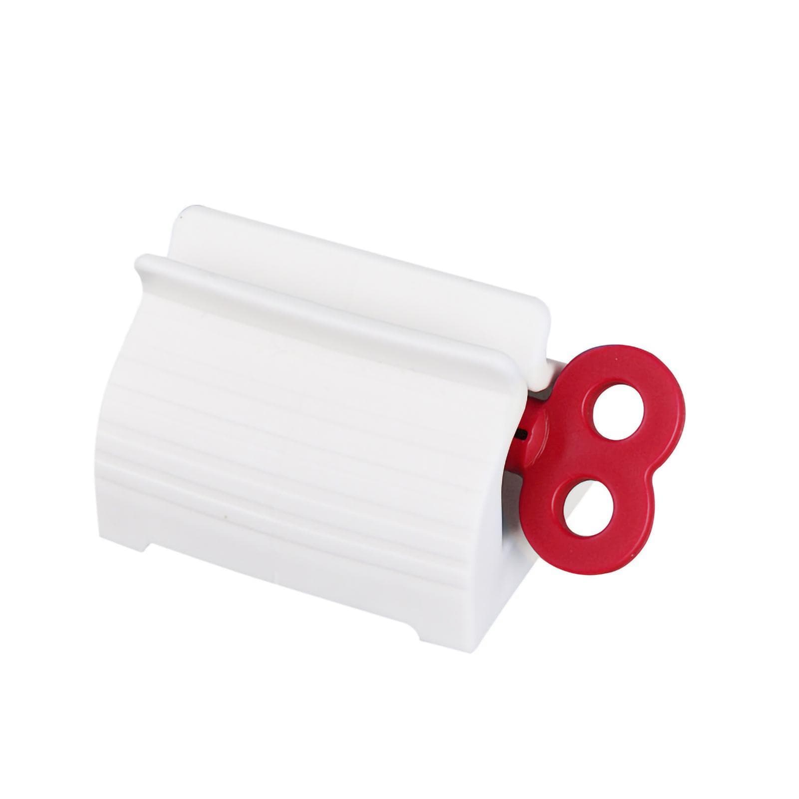 Manual Toothpaste Tube Squeezer Rolling Tube Toothpaste Squeezer Roller for Bathroom Red red