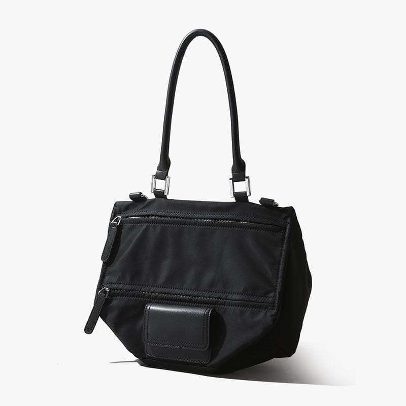 Autumn Women's Commuter Crossbody Bag, Canvas Bag, Niche Design, Fashionable and Trendy Single-shoulder Bag black